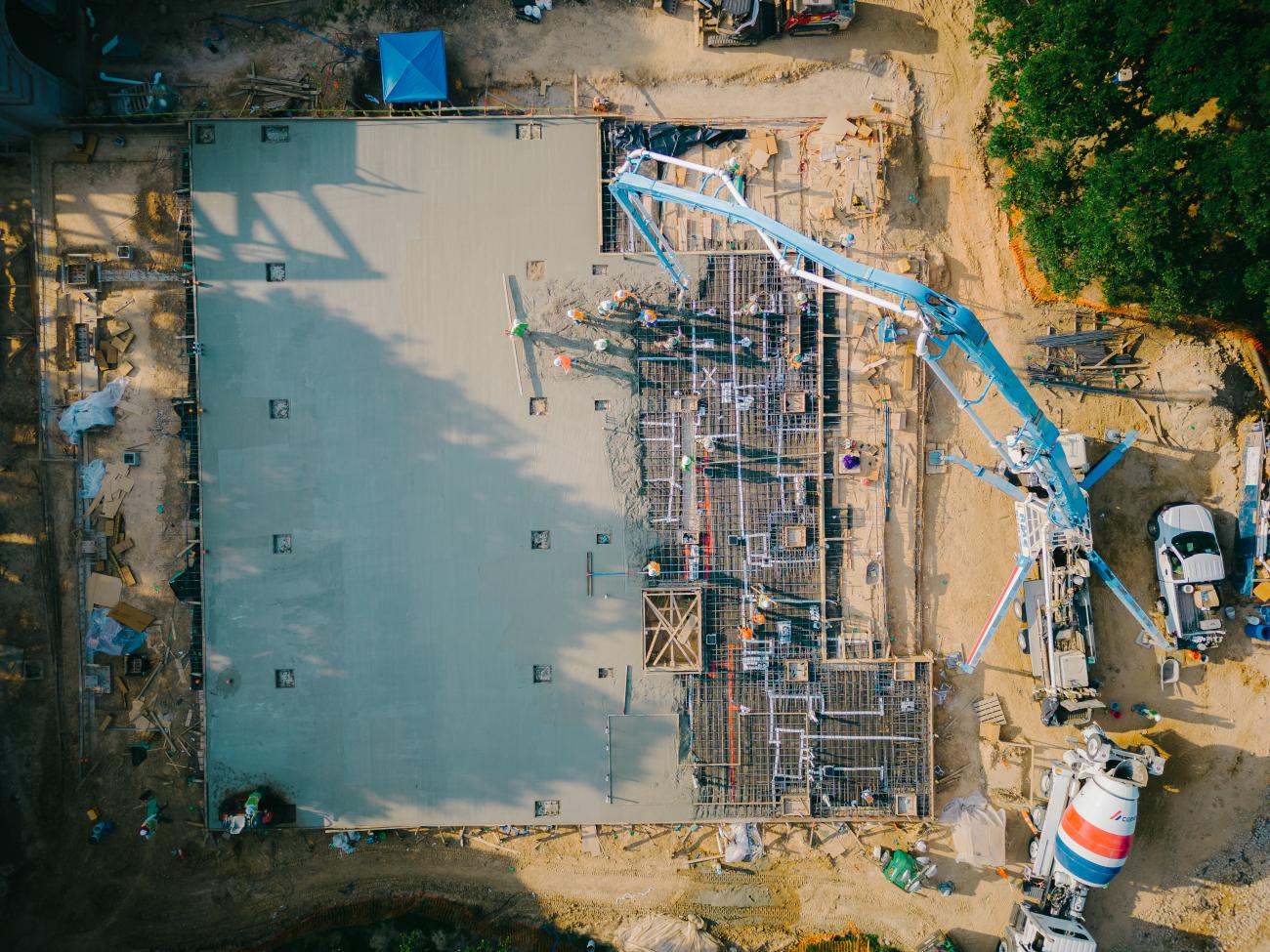 overview image of Cannady Hall in building stage