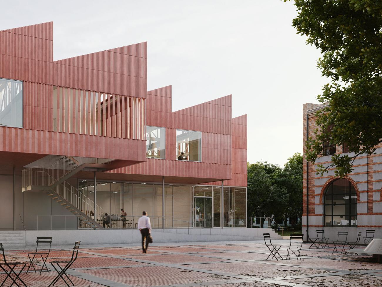 Rendering of Cannady Hall Exterior